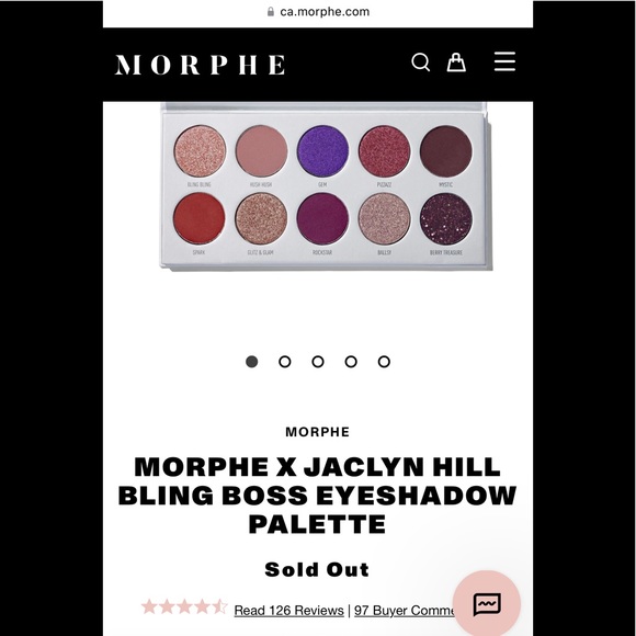 🎈SALE JACLYN HILLXMORPHE BLING BOSS PALETTE NEW❗️ - Picture 6 of 8